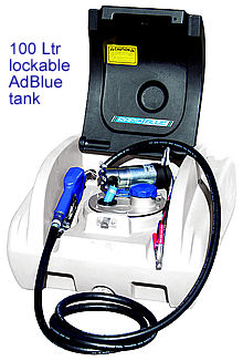 Adblue dispensing tank