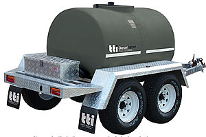 dual axle diesel trailer