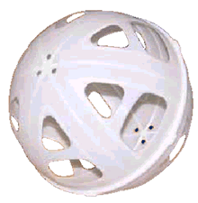 Ball baffle anti-slosh for diesel tanks