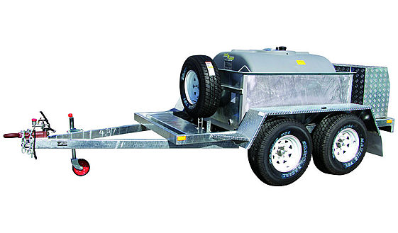 dual axle bunded diesel trailer